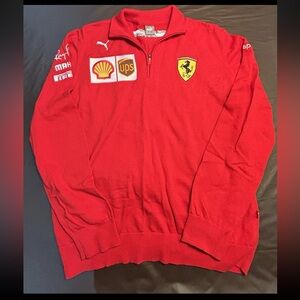 2021 Scuderia Ferrari Team Issued Wool Pullover XL